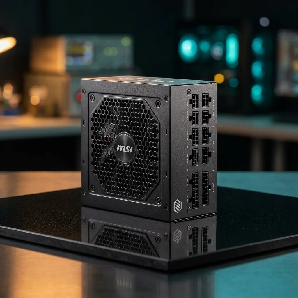MSI MAG A850GL PCIE5, Fully Modular Compact Gaming 850W Power Supply, 80+ Gold, ATX 3.1 & PCIe 5.1 Ready, Native Dual-Color 12V-2x6 Cable, 10 Year Warranty