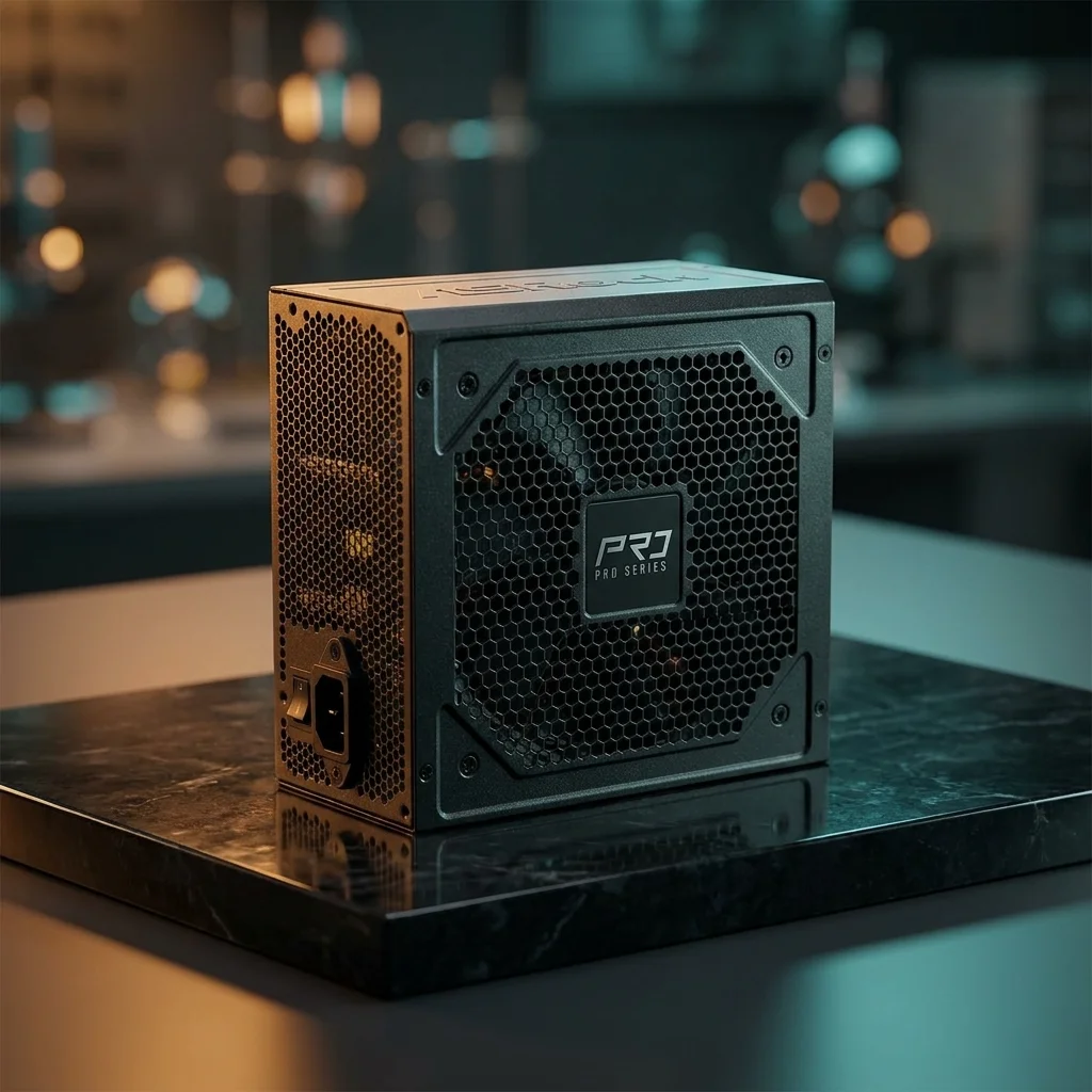 ASRock PRO 850G Power Supply - 850W 80 Plus Gold Certified, ATX 3.1 & PCIe 5.1 Ready, Native 12V-2x6 Connector, 120mm Low-Noise Fan, 3-Year Warranty